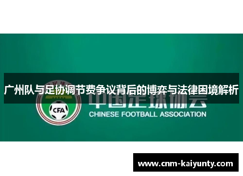 广州队与足协调节费争议背后的博弈与法律困境解析