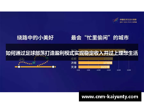 如何通过足球部落打造盈利模式实现稳定收入并过上理想生活