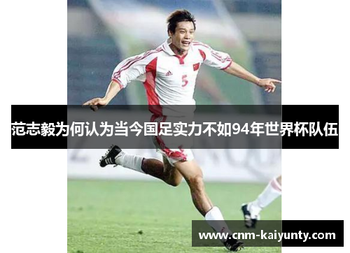 范志毅为何认为当今国足实力不如94年世界杯队伍